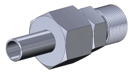 СШВ-14-G1/4" 12Х18Н10Т Соединение ввертное с шаровым ниппелем УТ000016904