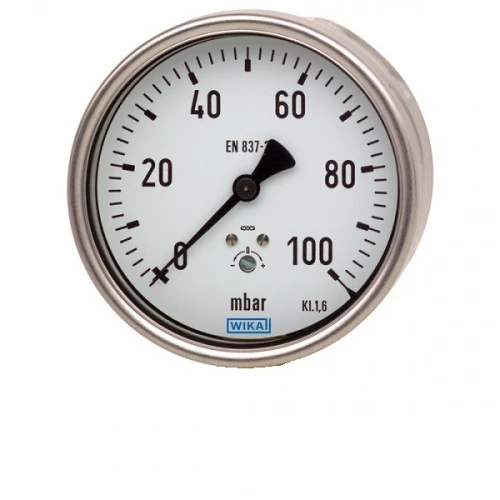 612.20.100-Т (0...250) mbar кл.1,5 G1/2" ОШ Манометр (напоромер) УТ000010576