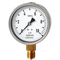 МП100Н 10 bar СВу кл.1,0 М20х1,5 Манометр виброустойчивый сухой УТ000015088