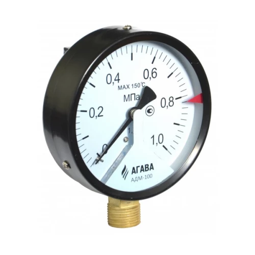АДМ-100.2.1-(0...0,6)МПа-4-20mA-G1/2" кл.1,5 Стрелочный манометр с токовым и цифровым выходом RS-485 УТ000006861